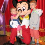 Mickey Mouse with Tristan and Briana